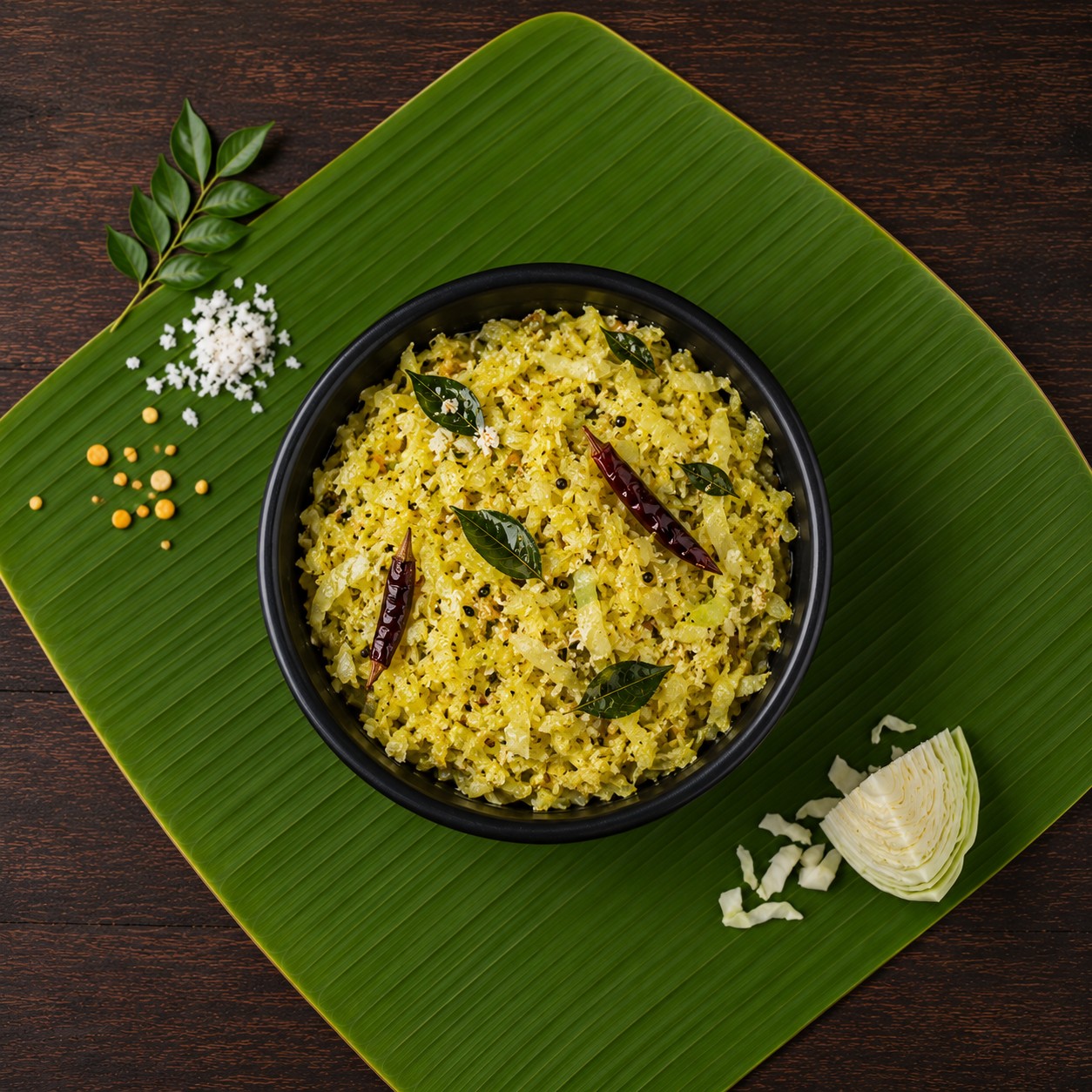 Cabbage Thoran(Kerala Style)
